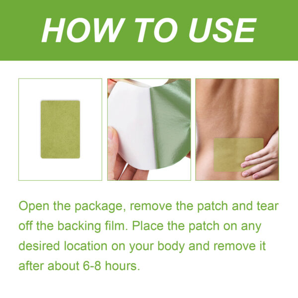 Knee Patches, 10 Count Heat Patches For Bone On Bone, Wormwood Extract Knee, Back, Neck, Shoulder - Extra Strength Muscle Joint Product With Herbal Ingredients, Warming Herbal Plaster - Image 2