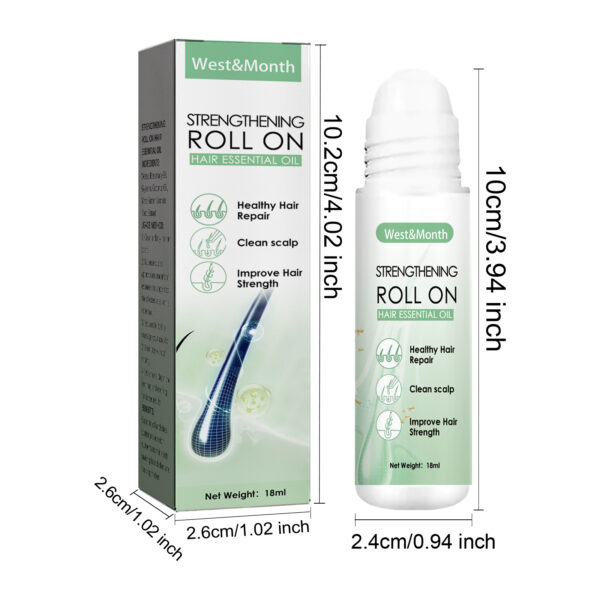 West&Month Hair Roller Balls Scalp Massage Moisturizing Hair Roots Thickening Hair Hair Treatment Roller Balls Essential Oil - Image 5
