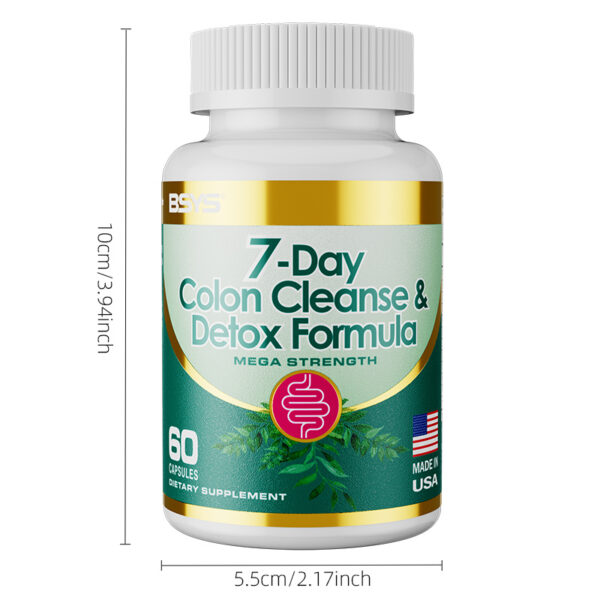 7-Day Colon Cleanse & Detox Formula Capsulese - Image 3