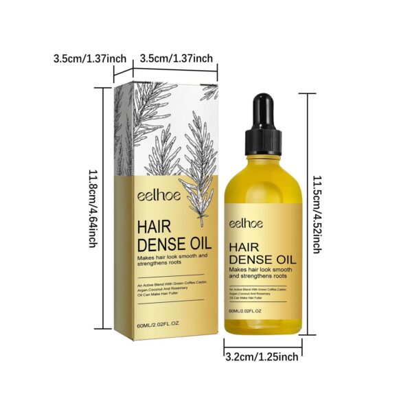 EELHOE Rosemary Hair Treatment Oil Scalp Cleansing Conditioning Volumizing Smoothing Repair Dry Frizzy Hair Conditioning Hair Treatment Oil - Image 6