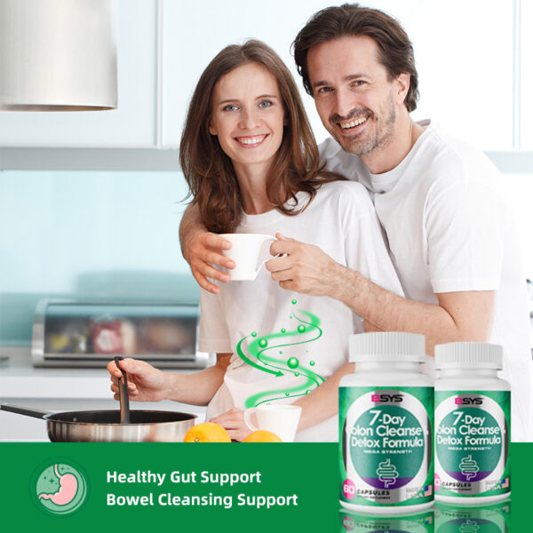 BSYS 7 Day Colon Cleanse & Detox Formula 60's - Image 7
