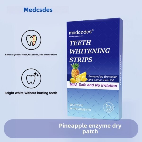 14 Pairs Of Pineapple Enzyme Tooth Strips. They Whiten And Brighten The Teeth, And Are Suitable For People Of All Ages Who Carry Out Daily Dental Care - Image 8