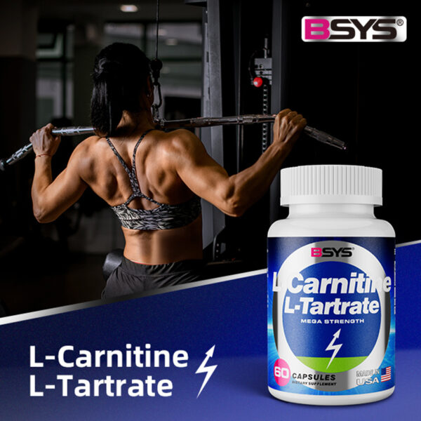 BSYS L-Carnitine L-Tartrate 60's - Image 4
