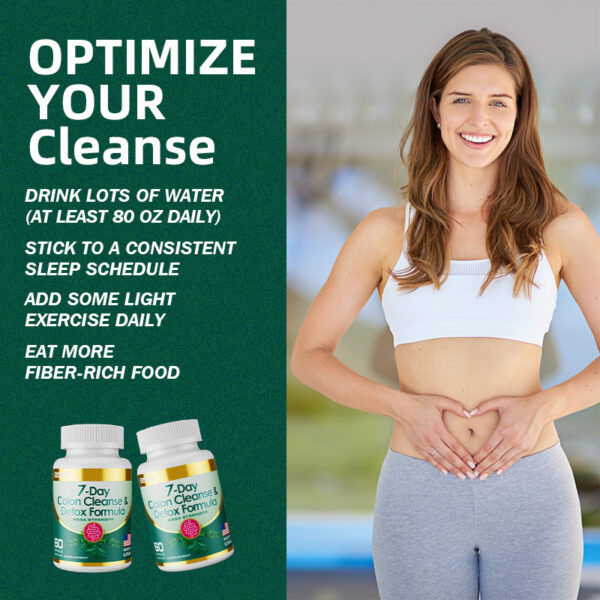 7-Day Colon Cleanse & Detox Formula Capsulese - Image 4
