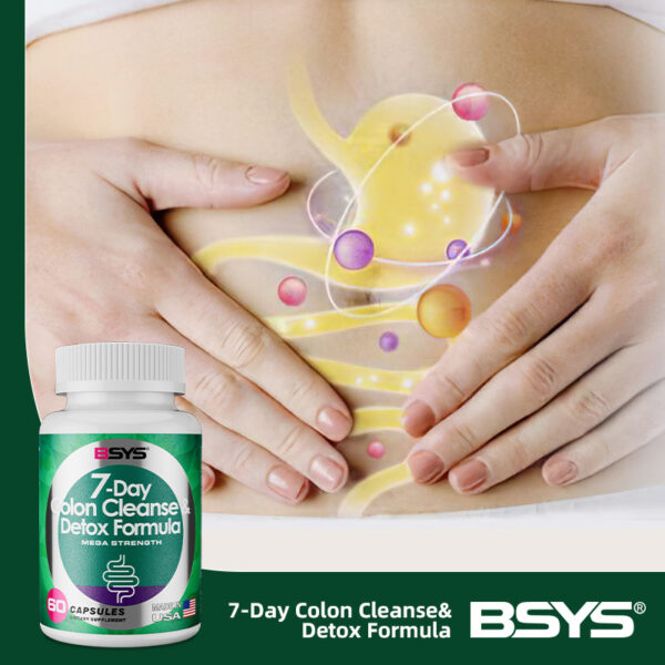 BSYS 7 Day Colon Cleanse & Detox Formula 60's - Image 4