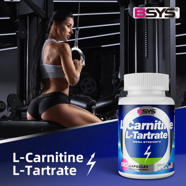 BSYS L-Carnitine L-Tartrate 60's - Image 6