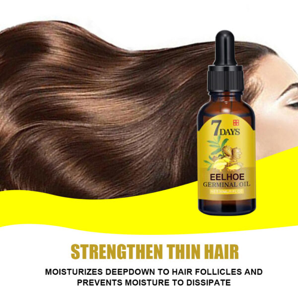 EELHOE Ginger Hair Treatment 20ml Hair Nourishing Hair Care Moisturizing Hair Care Hair Fixing And Anti-Shedding Nutrient Solution - Image 3