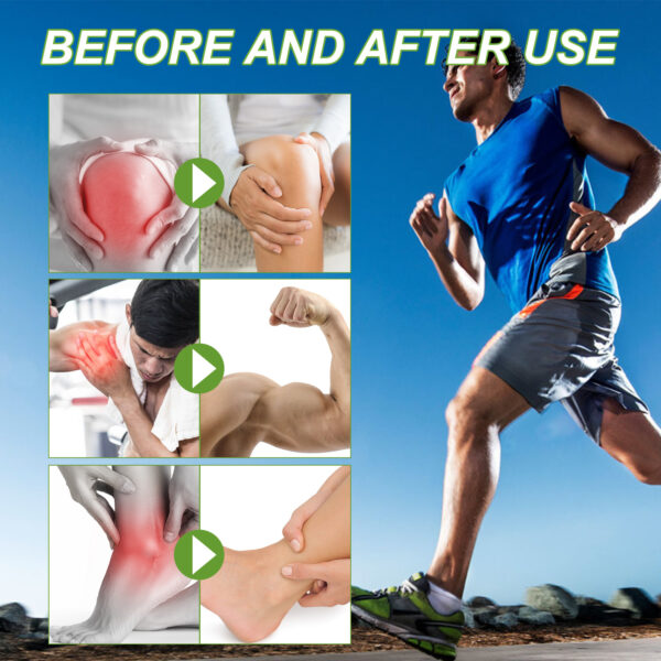 Knee Patches, 10 Count Heat Patches For Bone On Bone, Wormwood Extract Knee, Back, Neck, Shoulder - Extra Strength Muscle Joint Product With Herbal Ingredients, Warming Herbal Plaster - Image 7