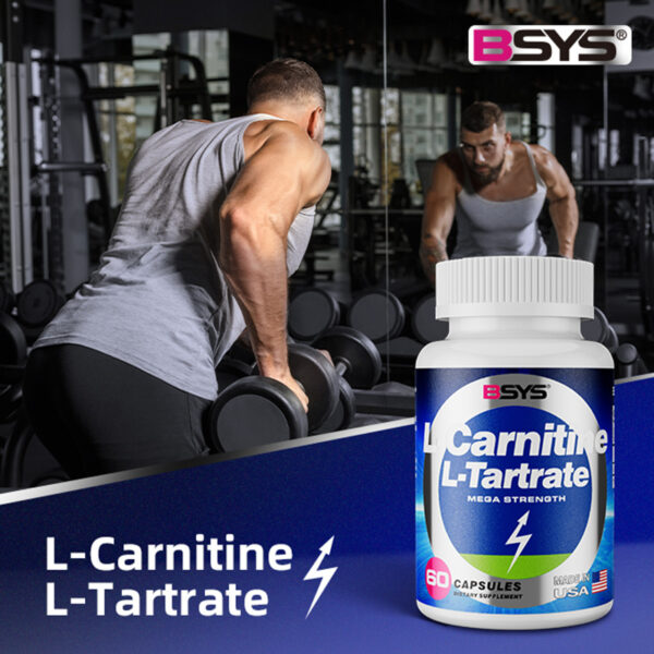 BSYS L-Carnitine L-Tartrate 60's - Image 9