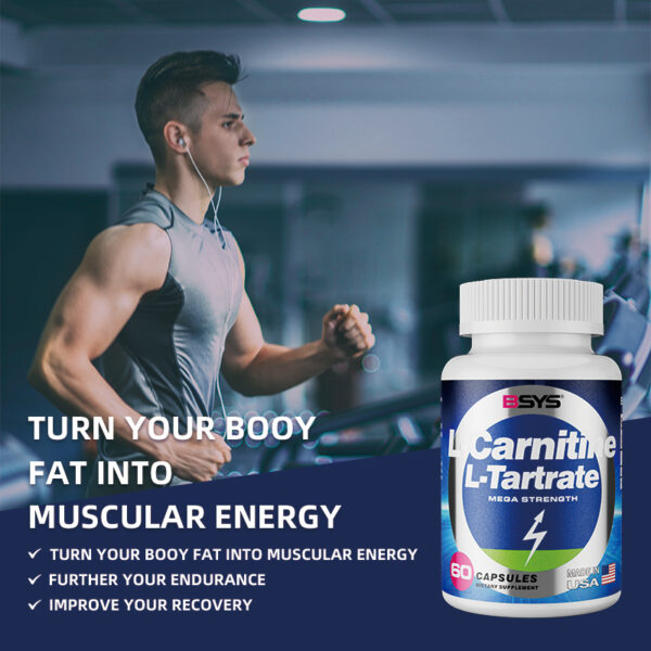 BSYS L-Carnitine L-Tartrate 60's - Image 8