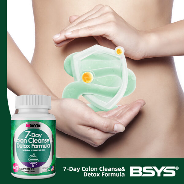 BSYS 7 Day Colon Cleanse & Detox Formula 60's - Image 5